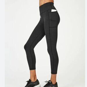 Sweaty Betty Super Sculpt High-Waisted Leggings in Black Marl